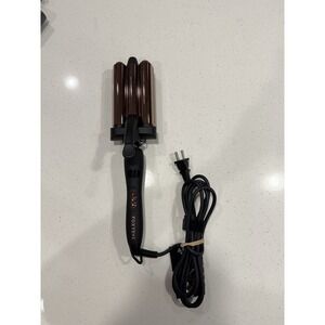 Foxybae 3 Barrel Hair Waver Curling Iron Pink HC-008-7 Tested